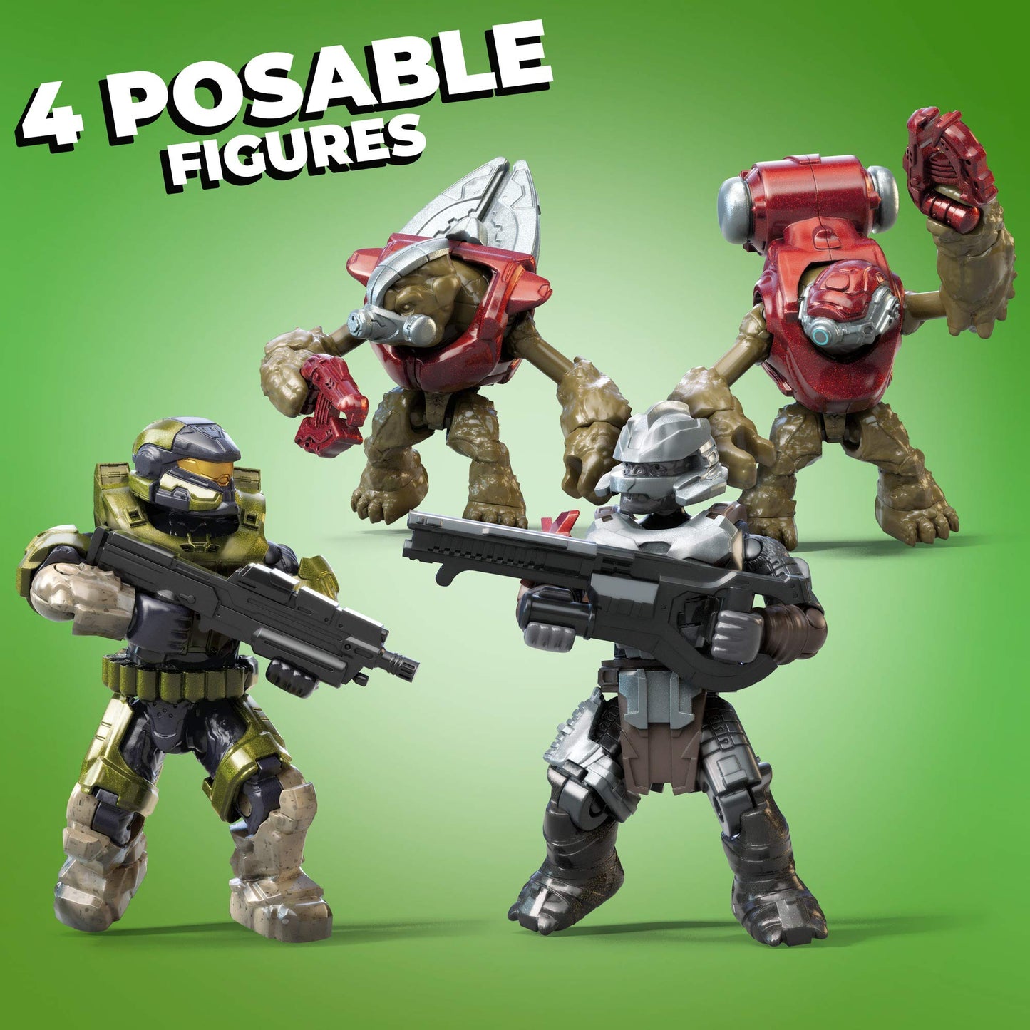Mega Construx Halo Hijacked Ghost Vehicle – Halo Infinite Construction Set | Mega Brands
