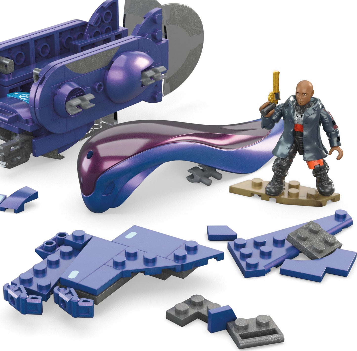 Mega Brands MEGA Halo The Series Renegade Banshee Vehicle Set – 205 Pieces, 2 Figures
