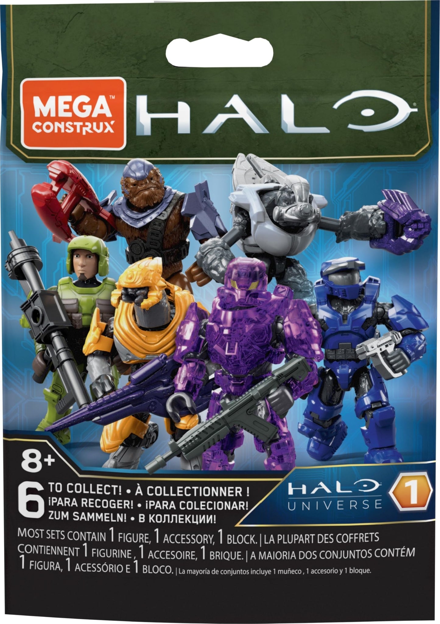 MEGA Halo Series 3 Action Figures – Poseable Micro Figures with Stands | Mega Brands