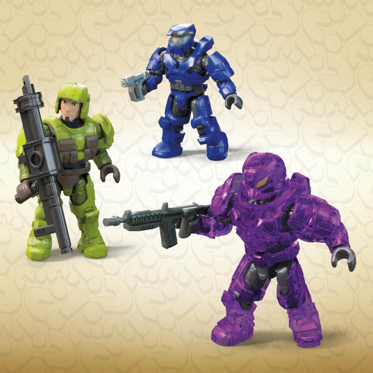 MEGA Halo Series 3 Action Figures – Poseable Micro Figures with Stands | Mega Brands