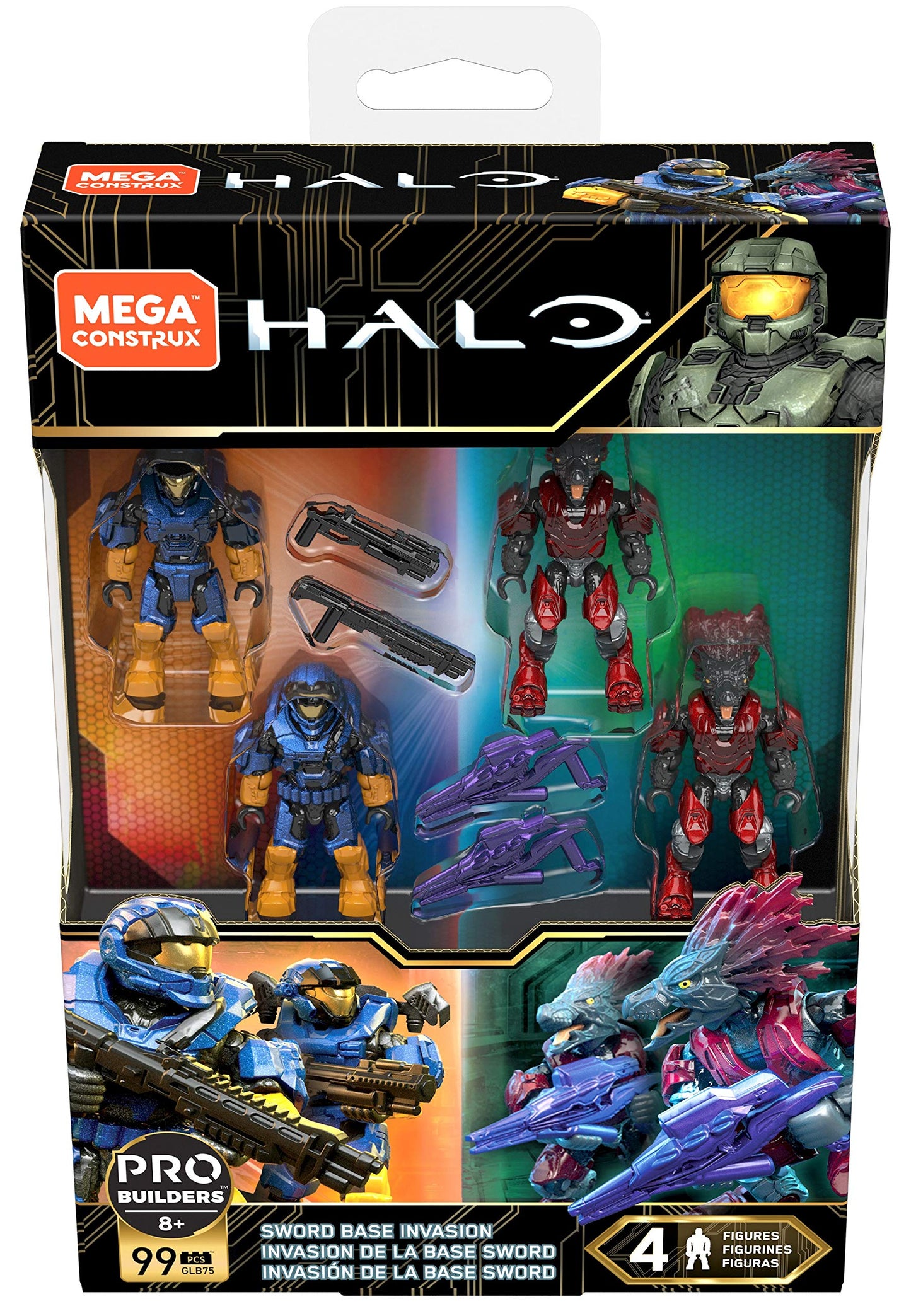 Mega Construx Halo Sword Base Invasion – Buildable Spartans & Covenant Skirmishers