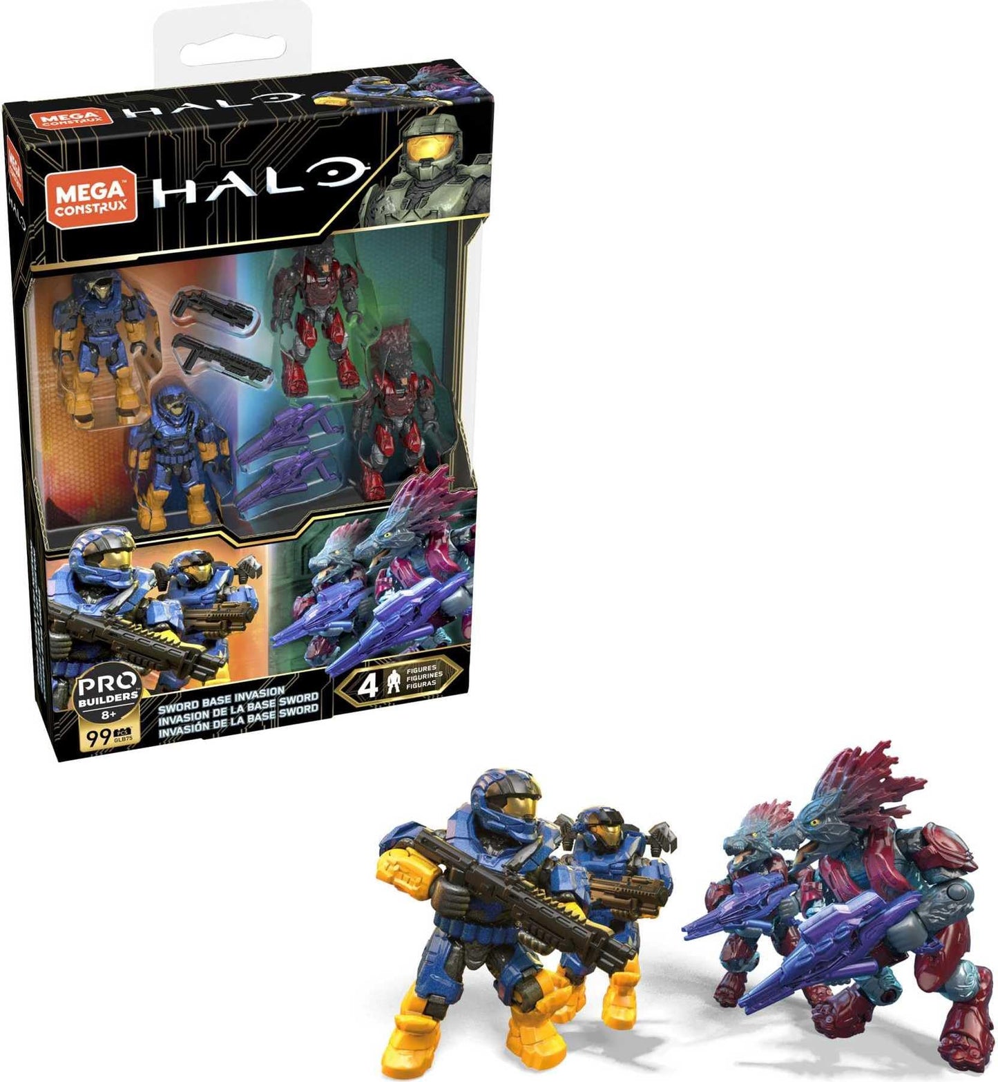 Mega Construx Halo Sword Base Invasion – Buildable Spartans & Covenant Skirmishers