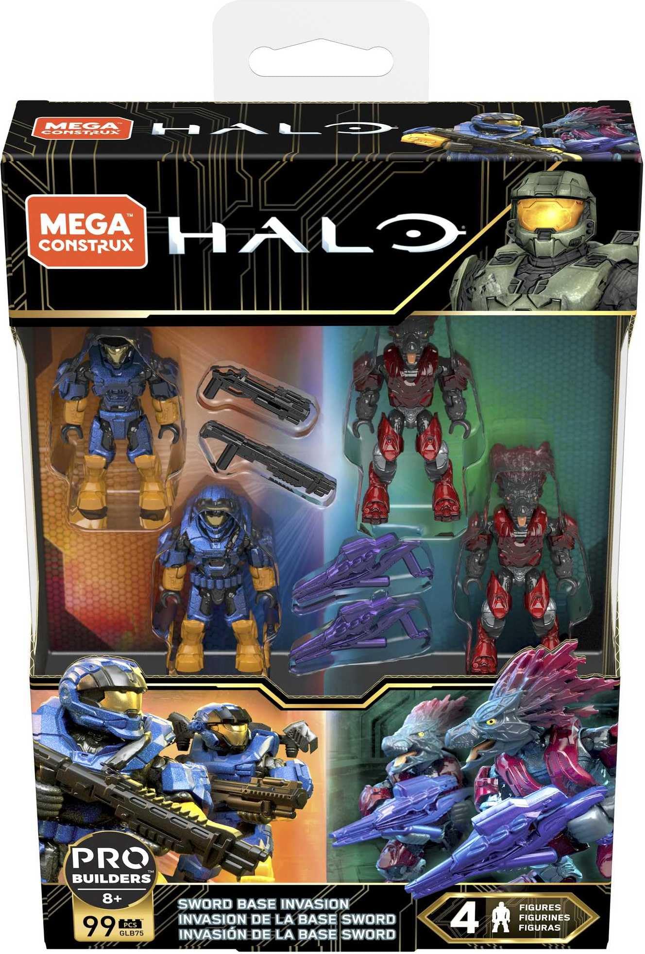 Mega Construx Halo Sword Base Invasion – Buildable Spartans & Covenant Skirmishers