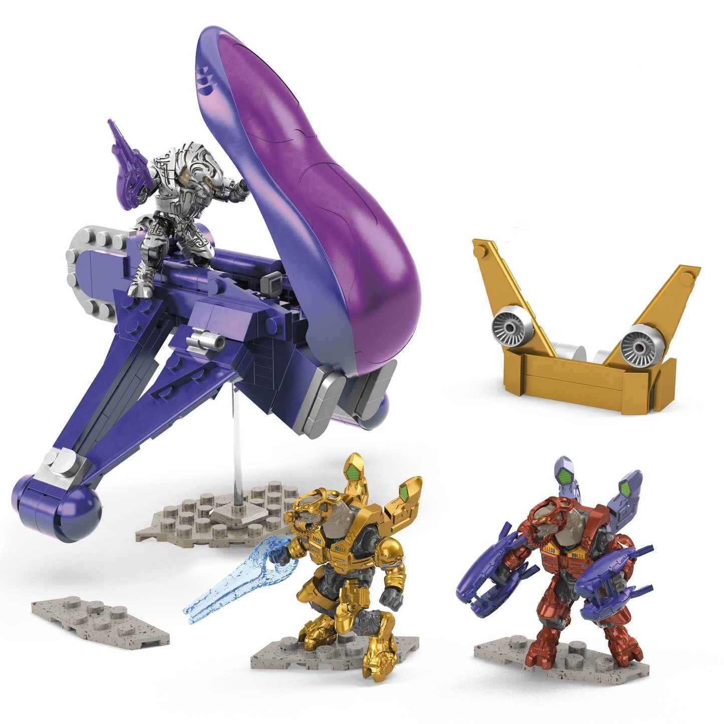 Mega Halo Arbiter's Quest Banshee Vehicle – Halo Infinite Construction Set | Mega Brands