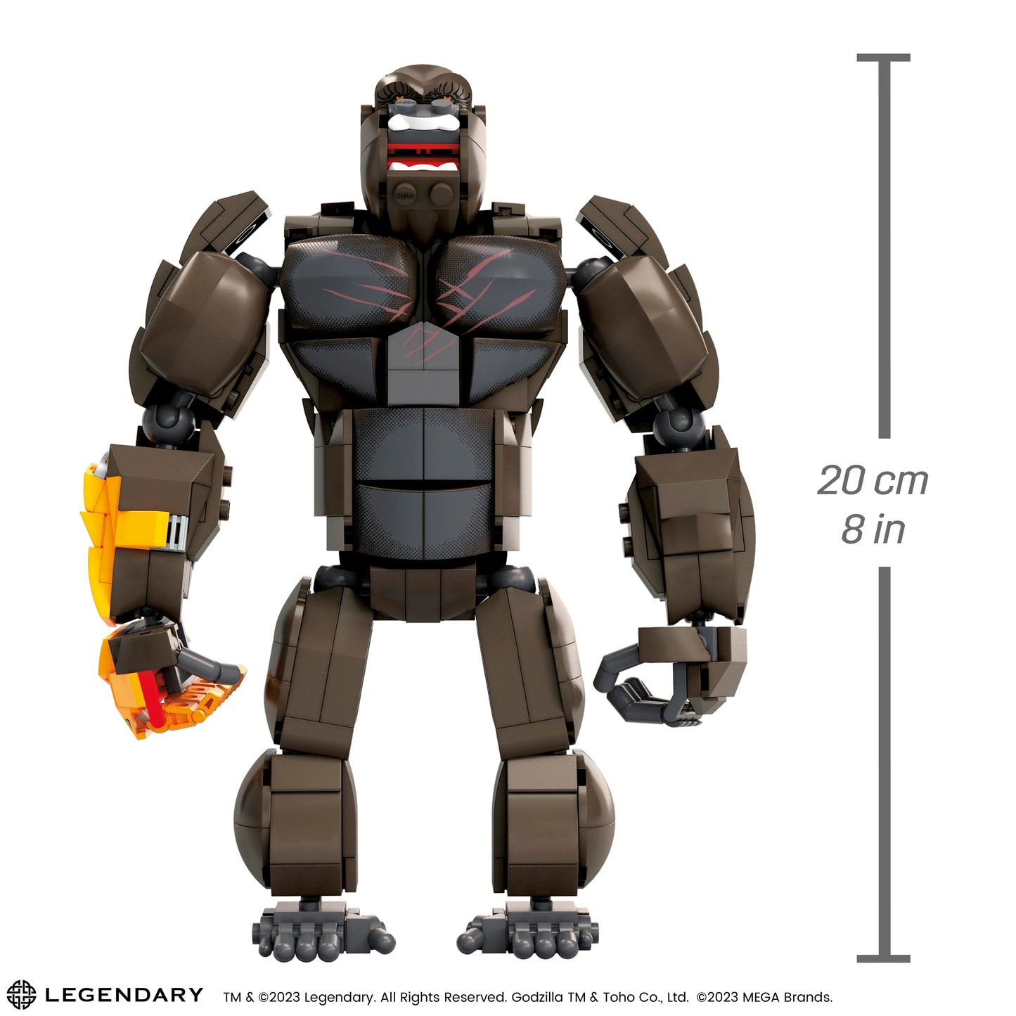 MEGA Godzilla x Kong: The New Empire Building Set — 541-Piece Kong Figure for Adult Collectors | Mega Brands