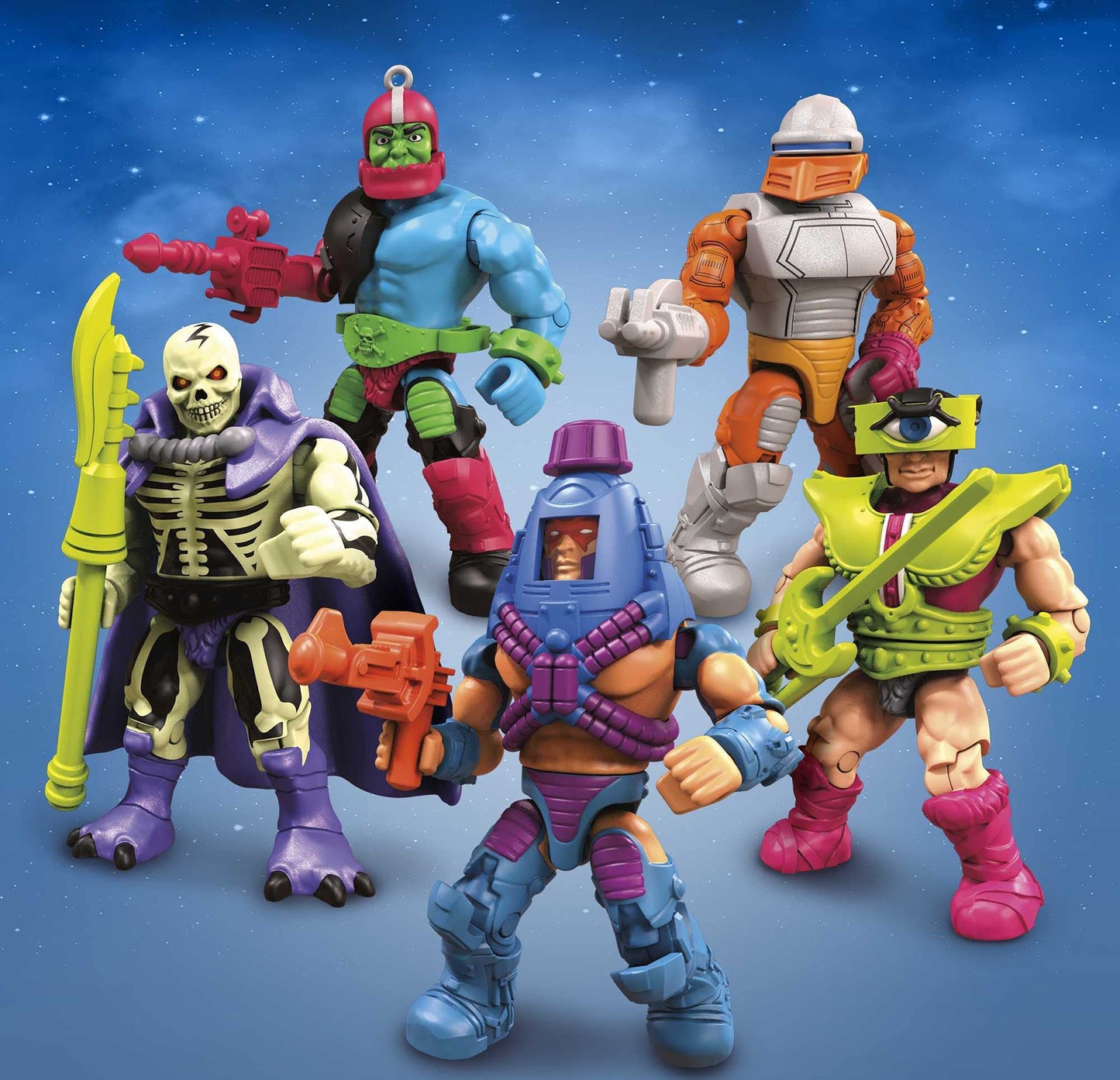 Mega Brands Masters of the Universe MCX Heroes Online Bundle - 5 Micro Action Figures