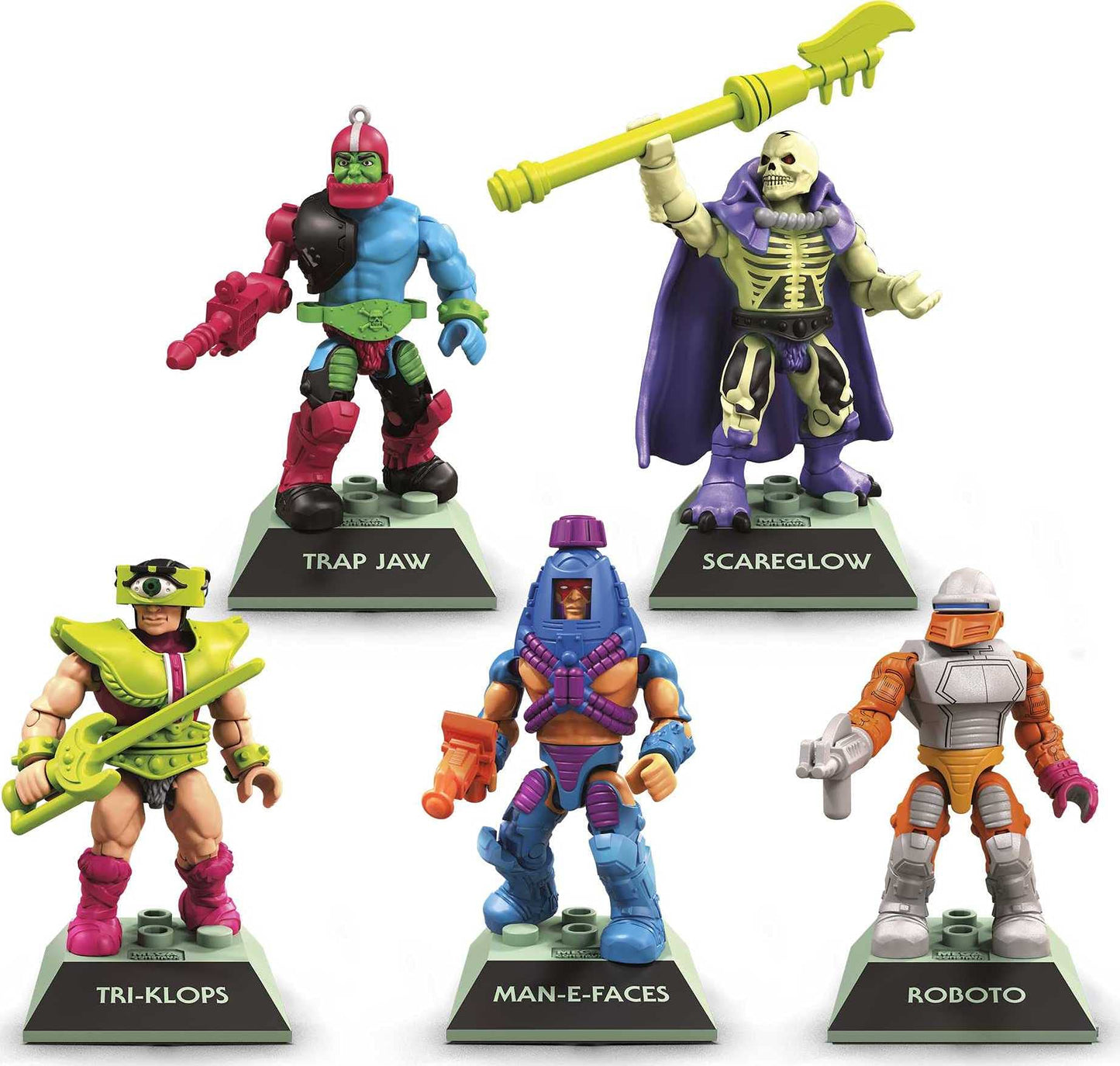 Mega Brands Masters of the Universe MCX Heroes Online Bundle - 5 Micro Action Figures