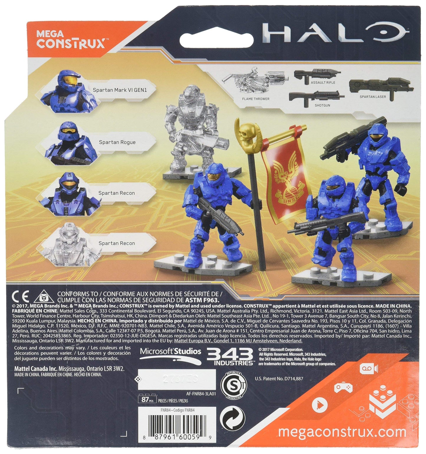 Mega Construx Halo Spartan CTF Base Crashers – Blue Team Mission | Mega Brands