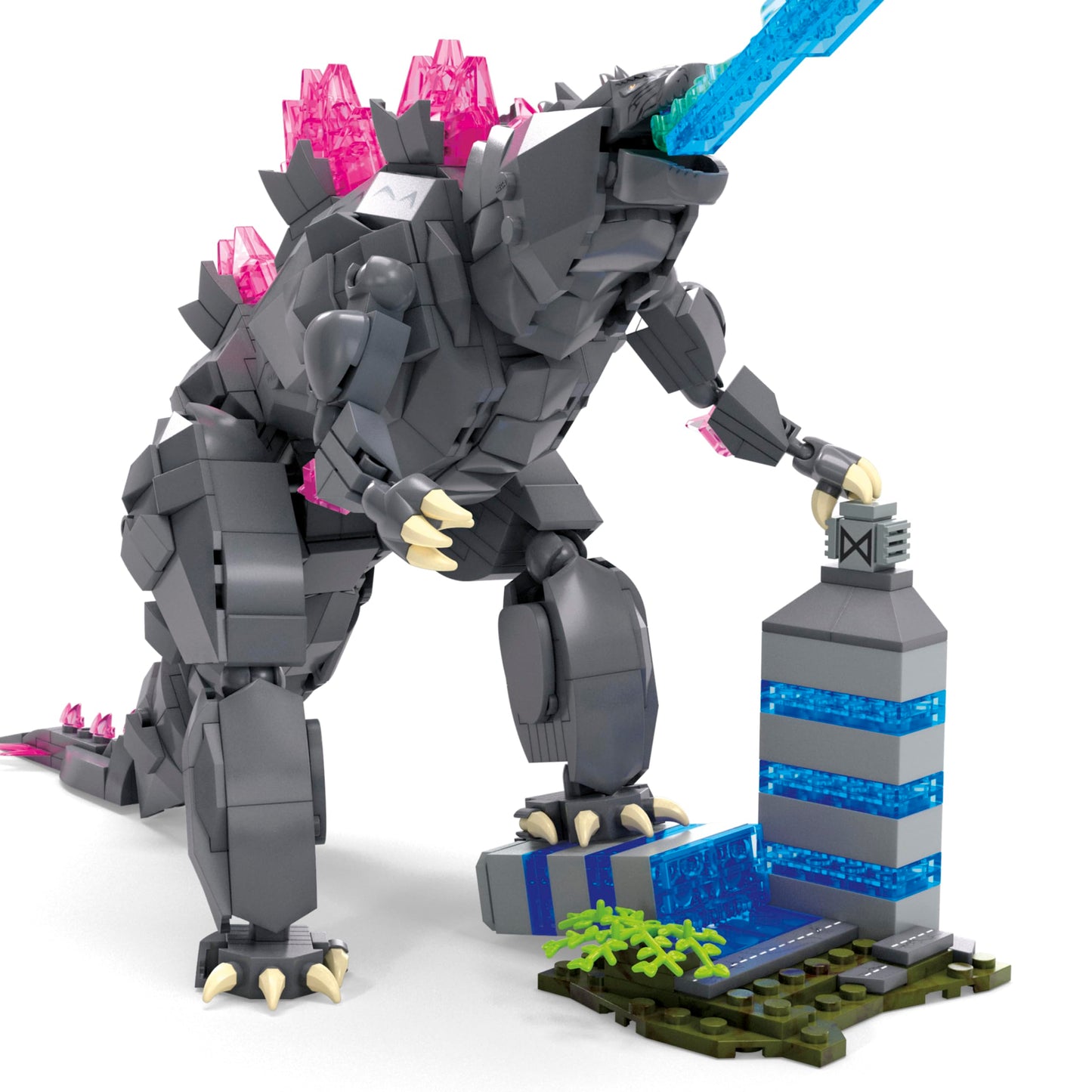 MEGA Godzilla x Kong: The New Empire Building Set – 543-Piece Poseable Figure with Heat Ray, 8-Inch Tall