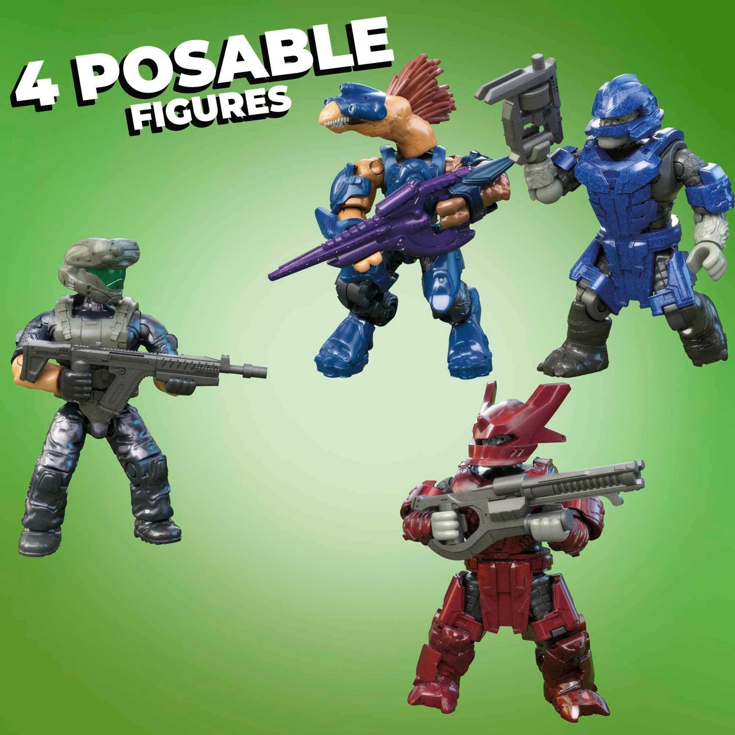 MEGA Halo UNSC Gungoose Gambit Attack Vehicle – 133-Piece Building Set | Mega Brands