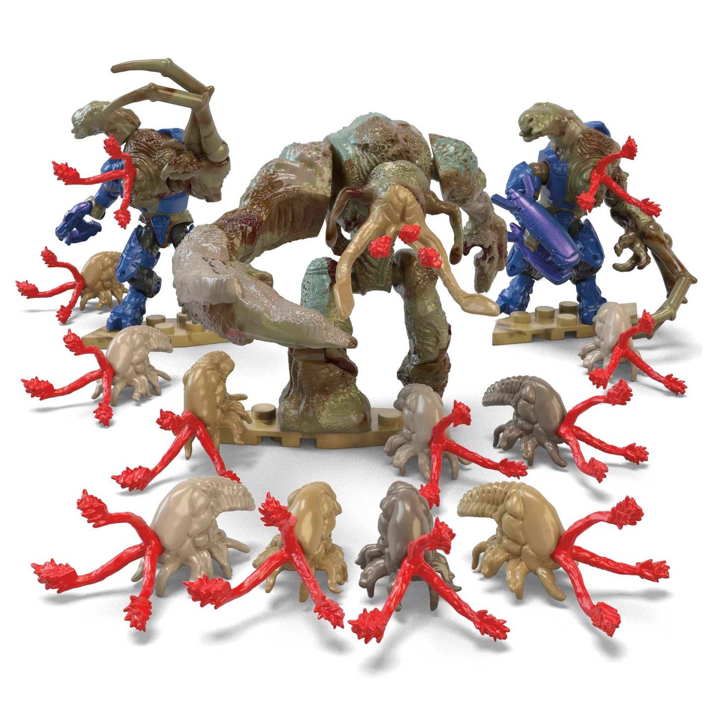 MEGA Halo Infinite Floodgate Firefight Building Set — 634 Pieces, 4 Micro Action Figures | Mega Brands | Amazon Exclusive