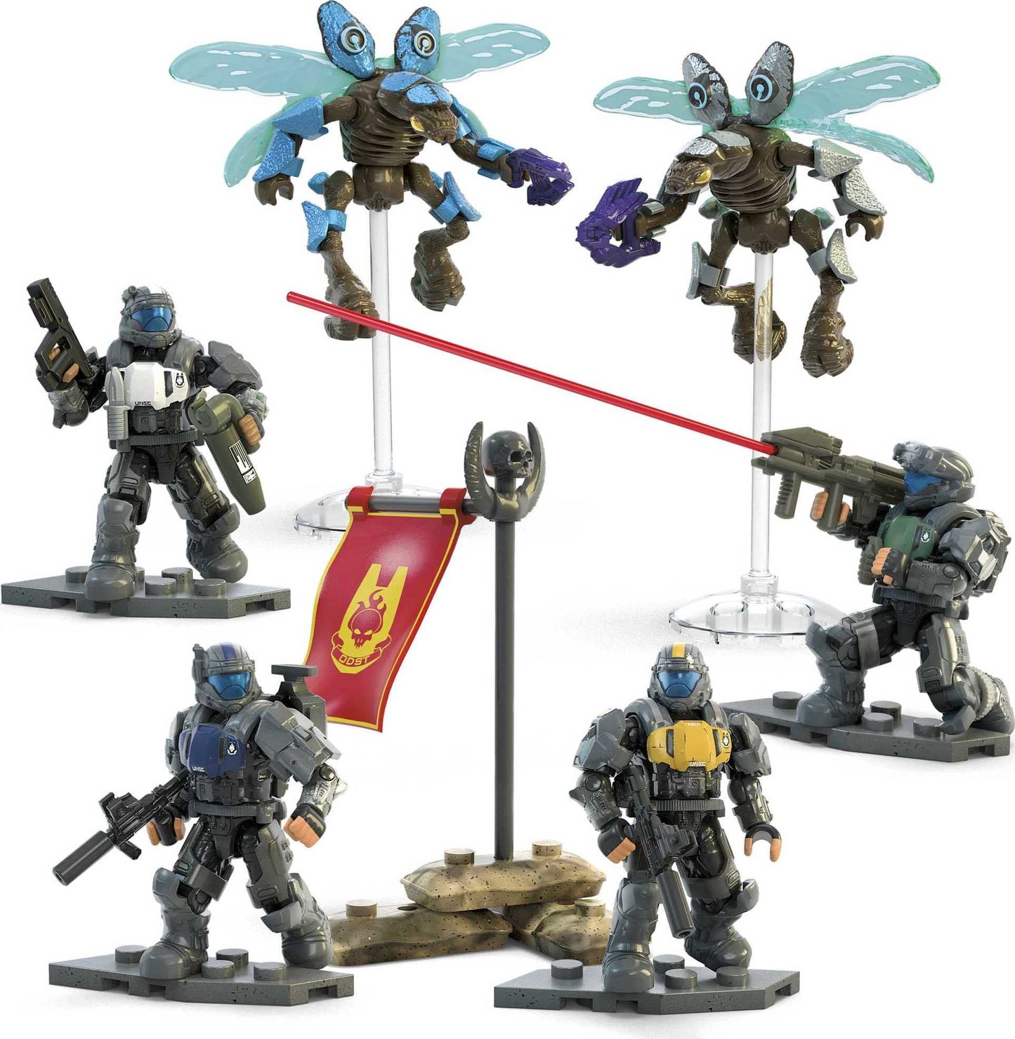 Mega Brands Mega Halo ODST Hive Exterminators Universe Building Set – 141-Piece (Ages 8+) HHC37