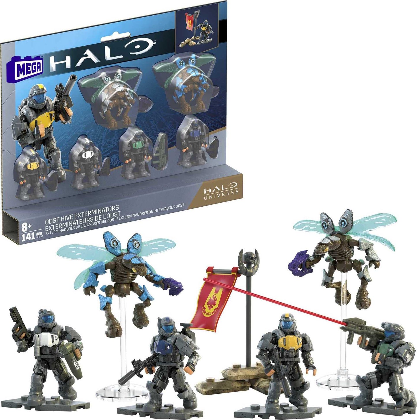 Mega Brands Mega Halo ODST Hive Exterminators Universe Building Set – 141-Piece (Ages 8+) HHC37