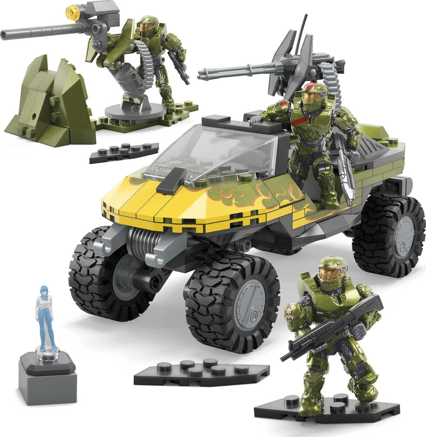 Mega Halo Red Team Warthog Rescue – 324-Piece Building Set by Mega Brands