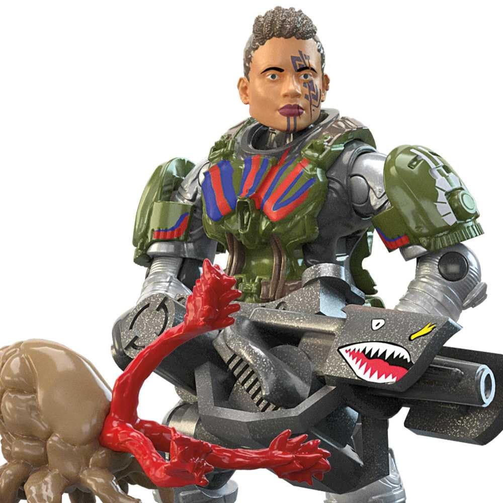Mega LT. Colonel Kinsano – Halo Heroes Series 18 Micro Figure | Mega Brands