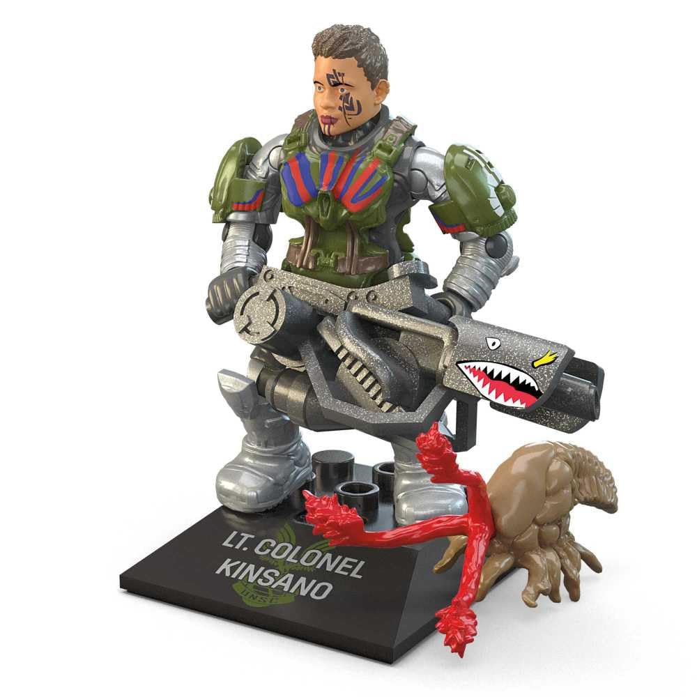 Mega LT. Colonel Kinsano – Halo Heroes Series 18 Micro Figure | Mega Brands