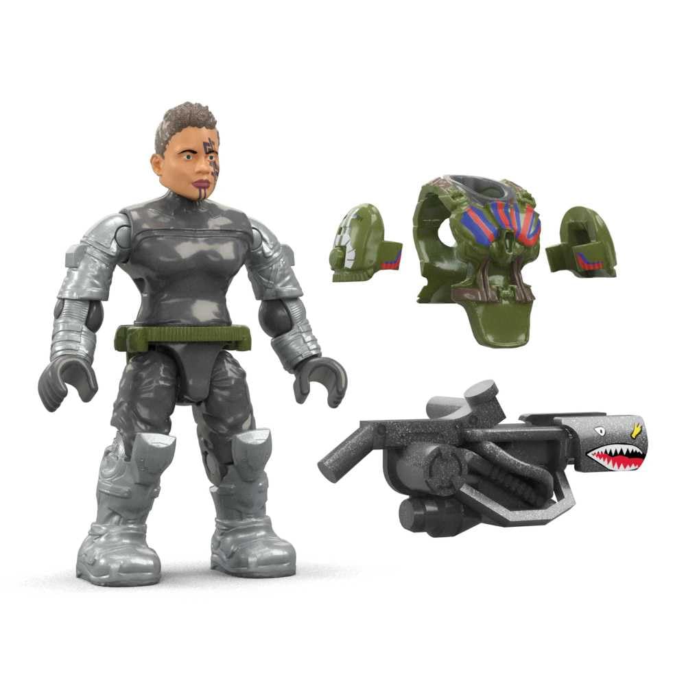 Mega LT. Colonel Kinsano – Halo Heroes Series 18 Micro Figure | Mega Brands