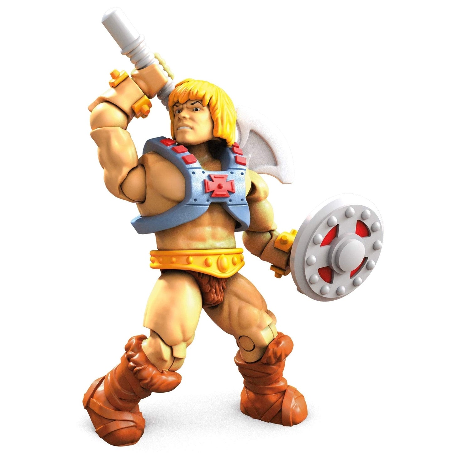 Mega Construx Heroes: He-Man vs Beast Man — Buildable Micro Figures with 12 Points of Articulation | Mega Brands