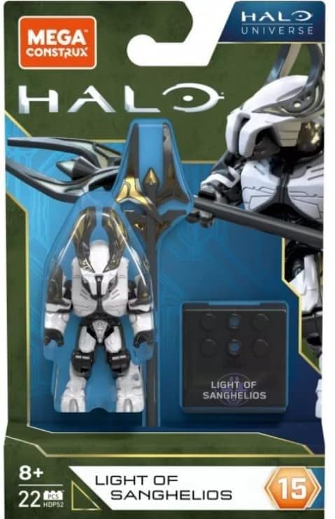 Mega Construx Halo Heroes Series 15: Complete Set of 5 Buildable Figures