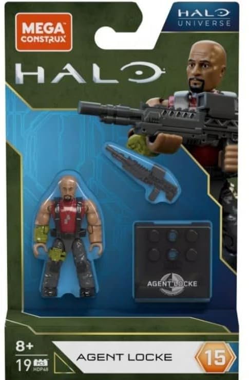 Mega Construx Halo Heroes Series 15: Complete Set of 5 Buildable Figures