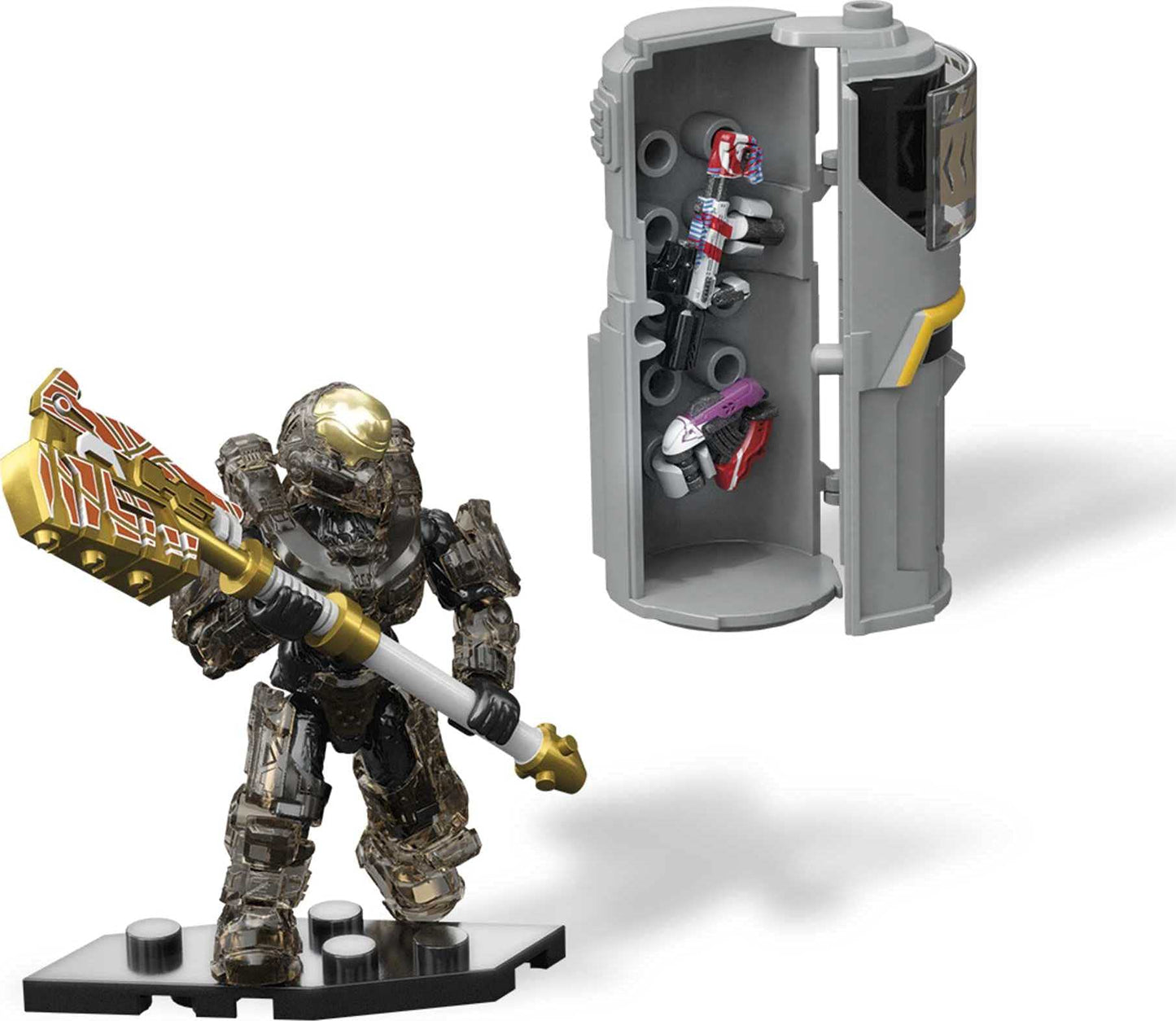 Mega Construx Halo Weapons Pack by Mega Brands – Buildable REQ Station & Armor