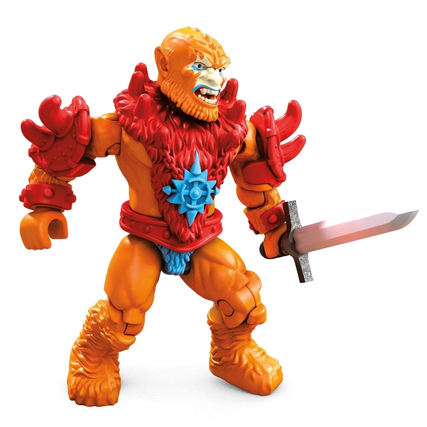 Mega Construx Heroes: He-Man vs Beast Man — Buildable Micro Figures with 12 Points of Articulation | Mega Brands