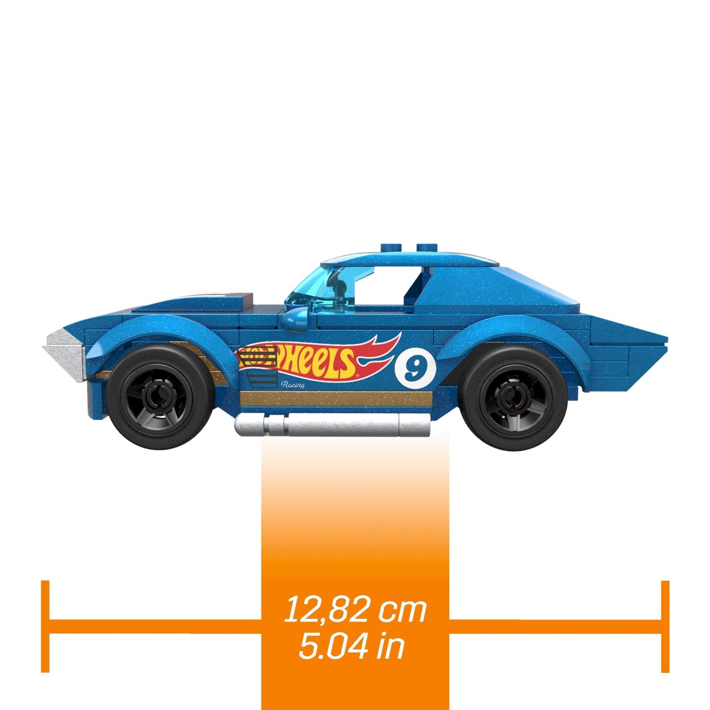 MEGA Hot Wheels Corvette Grand Sport Building Toy – 88 Pieces | Mega Brands, Ages 5+