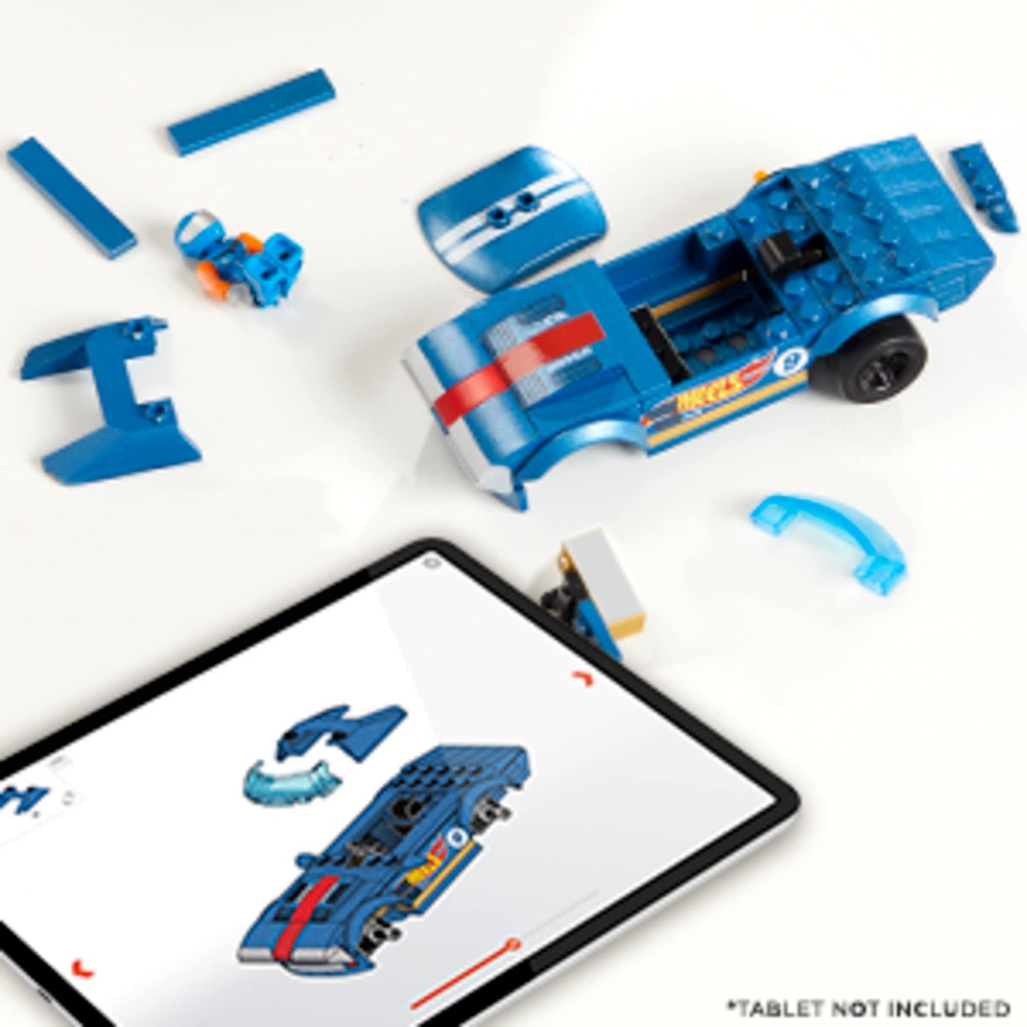 MEGA Hot Wheels Corvette Grand Sport Building Toy – 88 Pieces | Mega Brands, Ages 5+