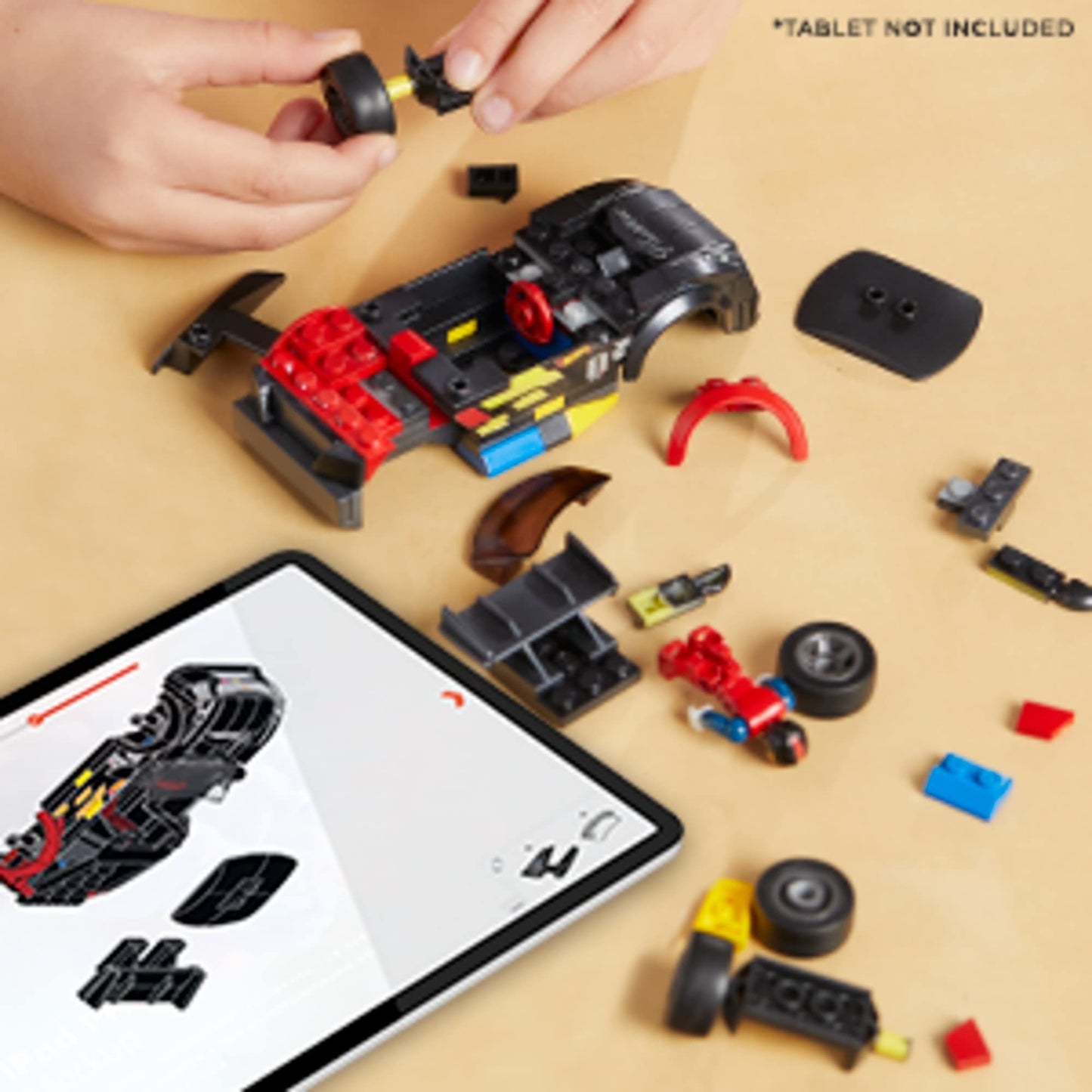 MEGA Hot Wheels Cadillac ATS-V R Building Toy Race Car, 90 Pieces, Micro Figure — Ages 5+ | Mega Brands