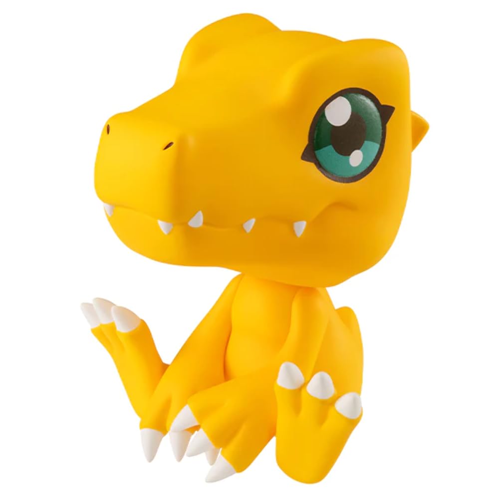 Megahouse Digimon Adventure AGUMON Look Up PVC Figure – Adjustable Head Pose