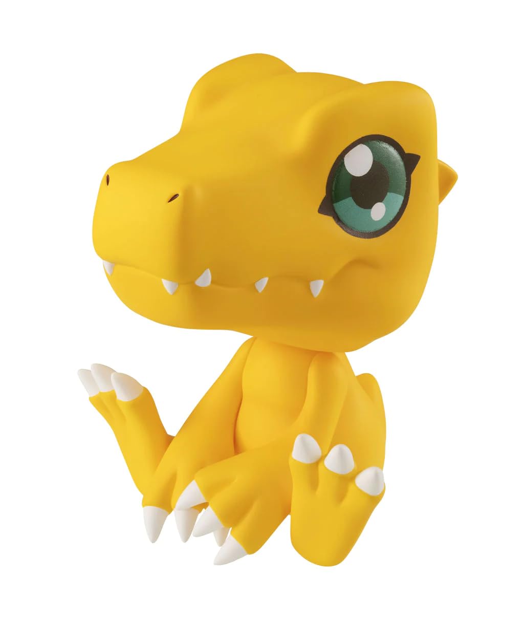 Megahouse Digimon Adventure AGUMON Look Up PVC Figure – Adjustable Head Pose