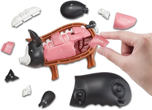Megahouse Pork Puzzle Kaitai Puzzle | 47-Piece Plastic Pig Puzzle