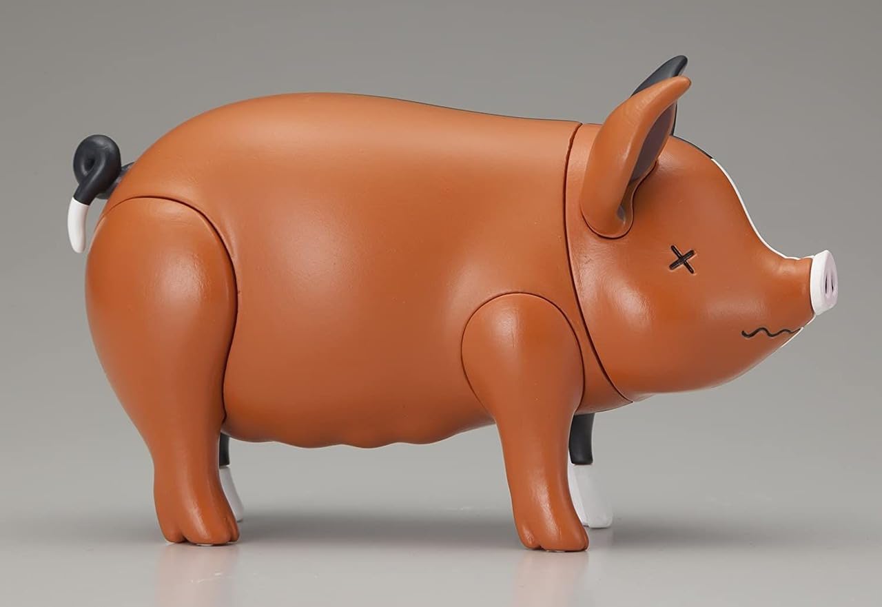 Megahouse Pork Puzzle Kaitai Puzzle | 47-Piece Plastic Pig Puzzle
