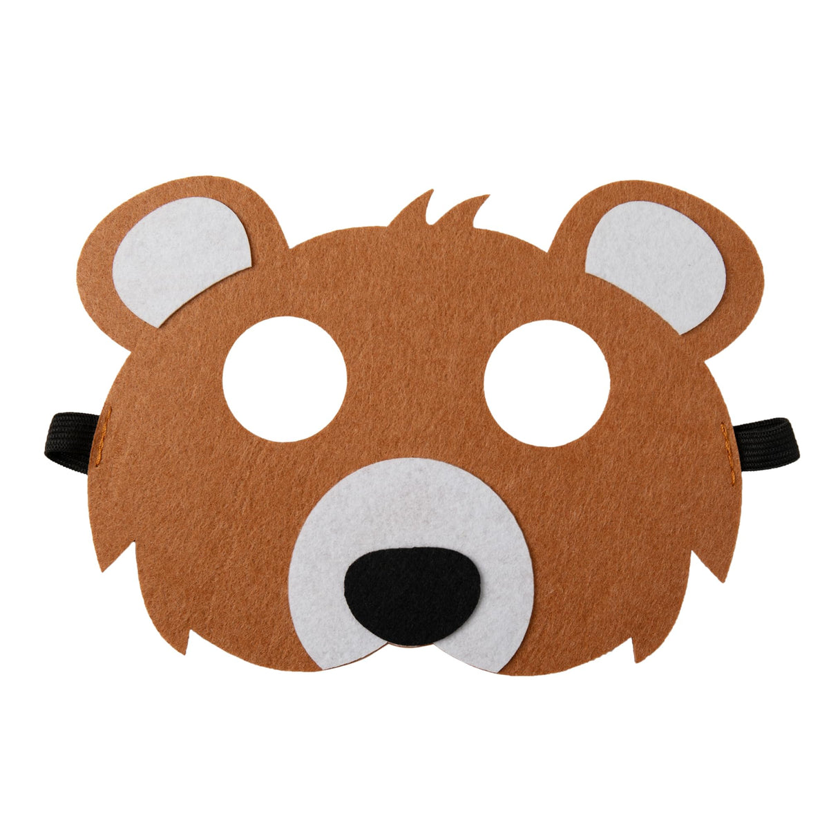 MegeFul Brown Bear Felt Masks Kit – 9 Color Animal Masks for Kids