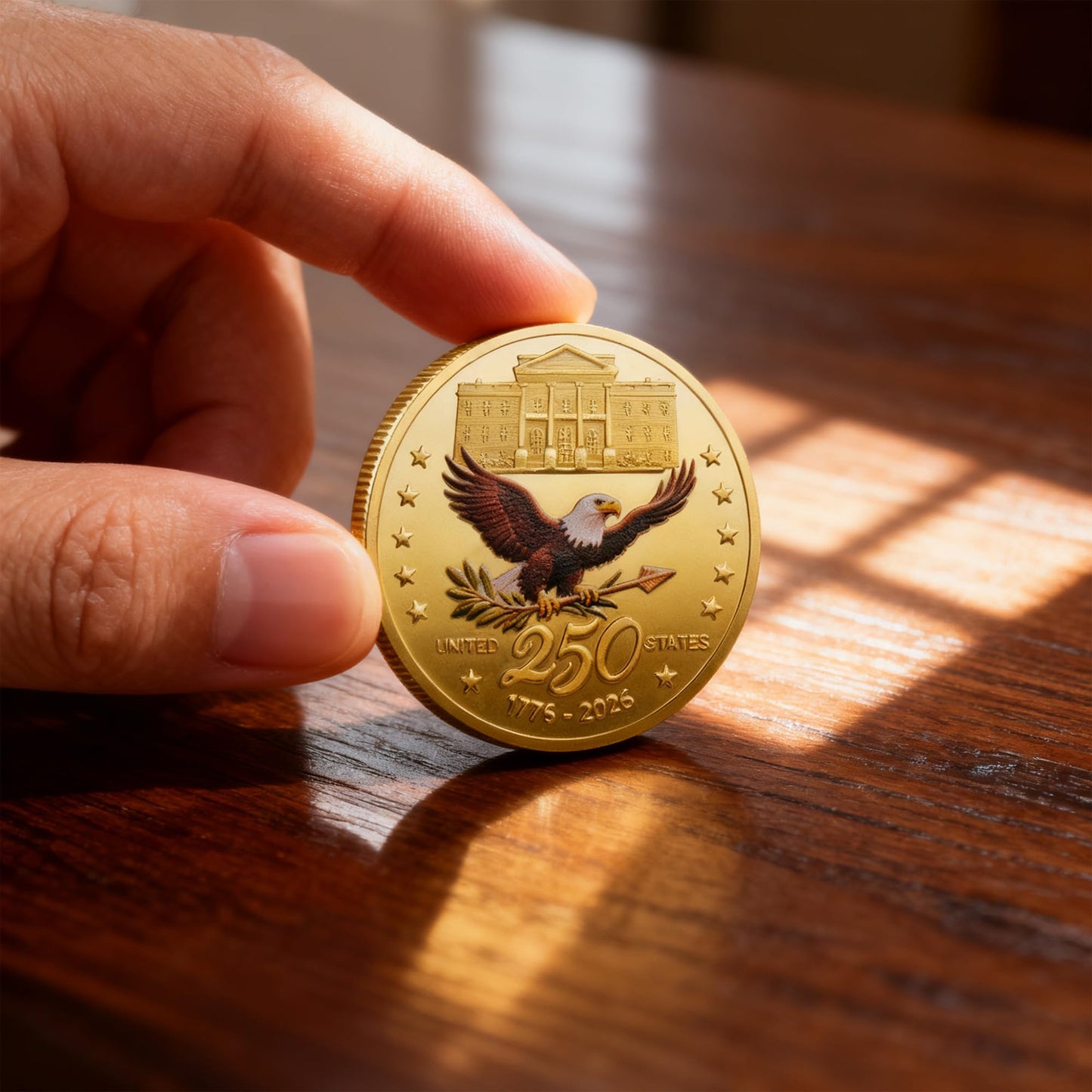 MEGLORT 250th Anniversary Challenge Coin – Double-Sided 1.57\" Collectible