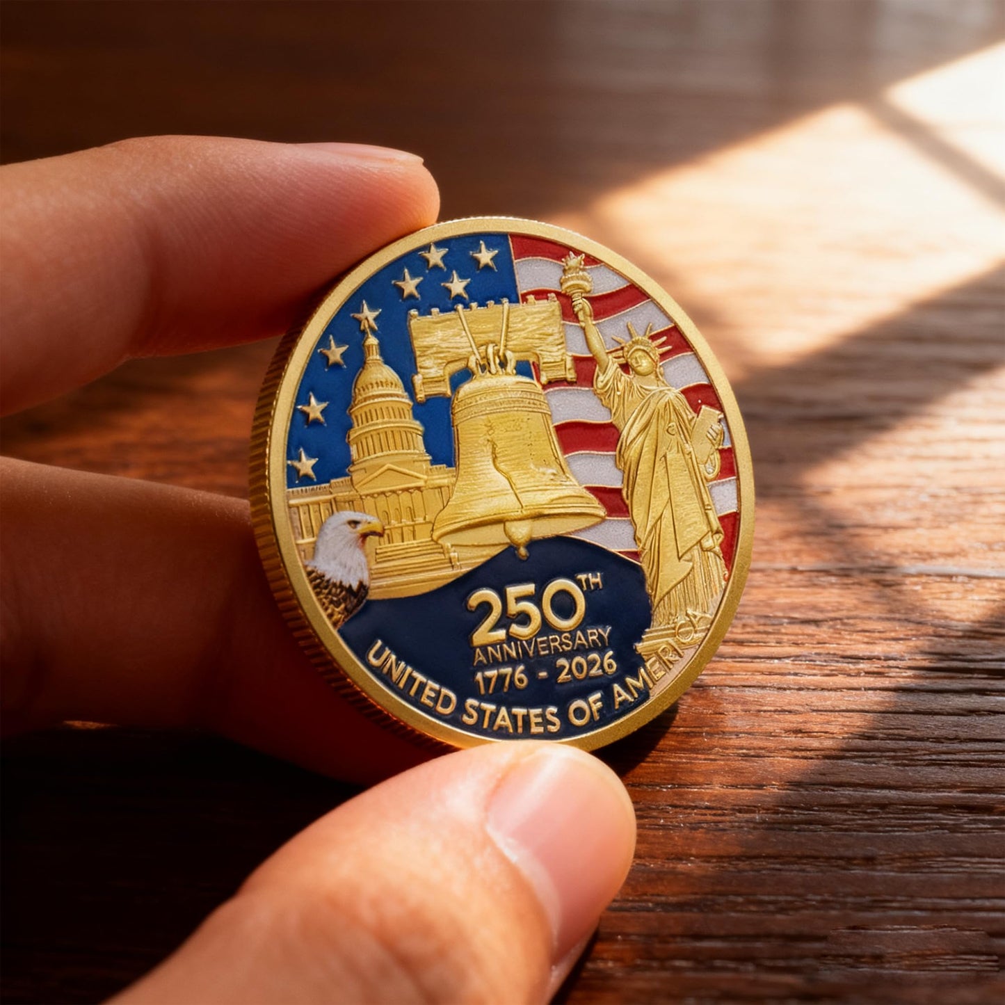 MEGLORT 250th Anniversary Challenge Coin – Double-Sided 1.57\" Collectible