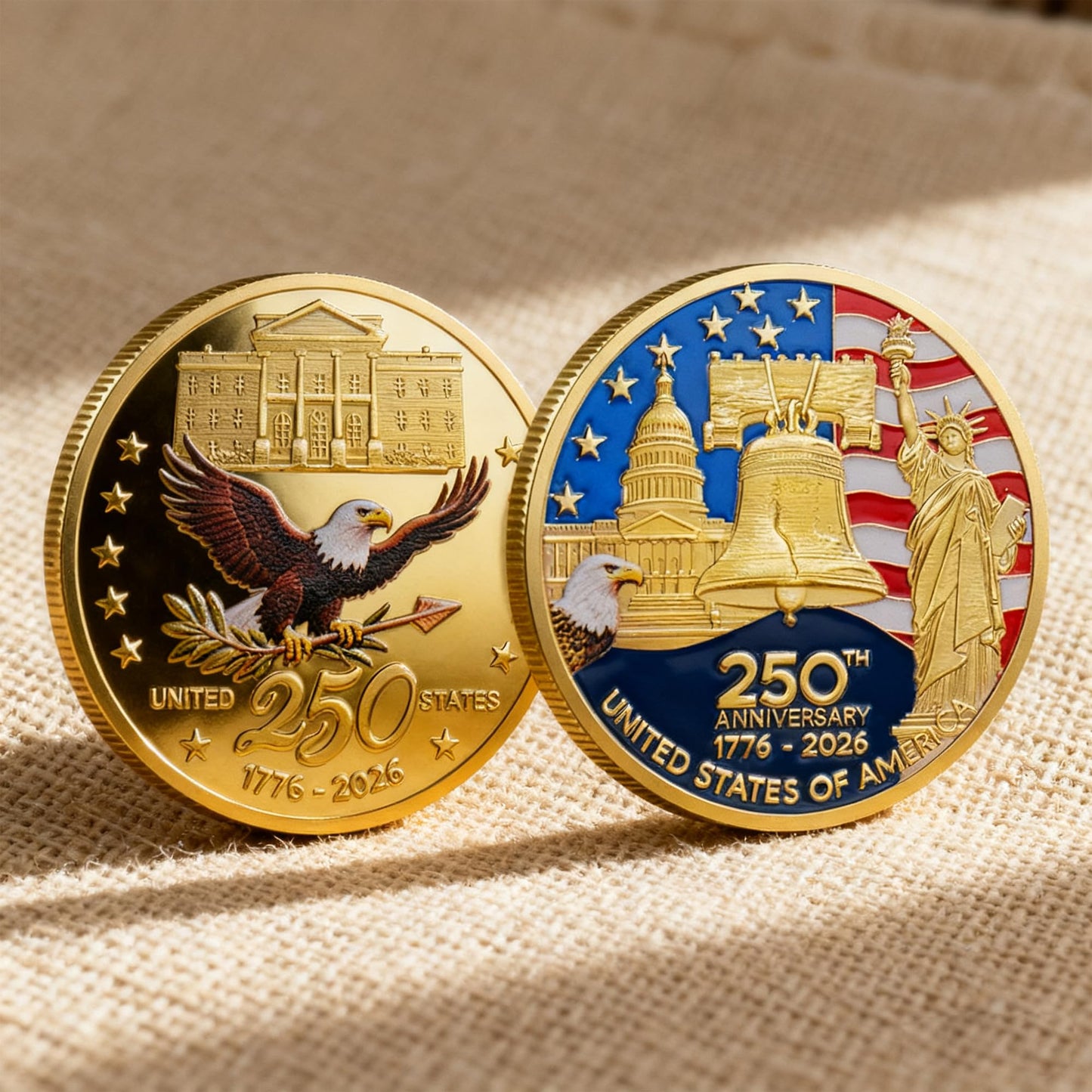 MEGLORT 250th Anniversary Challenge Coin – Double-Sided 1.57\" Collectible