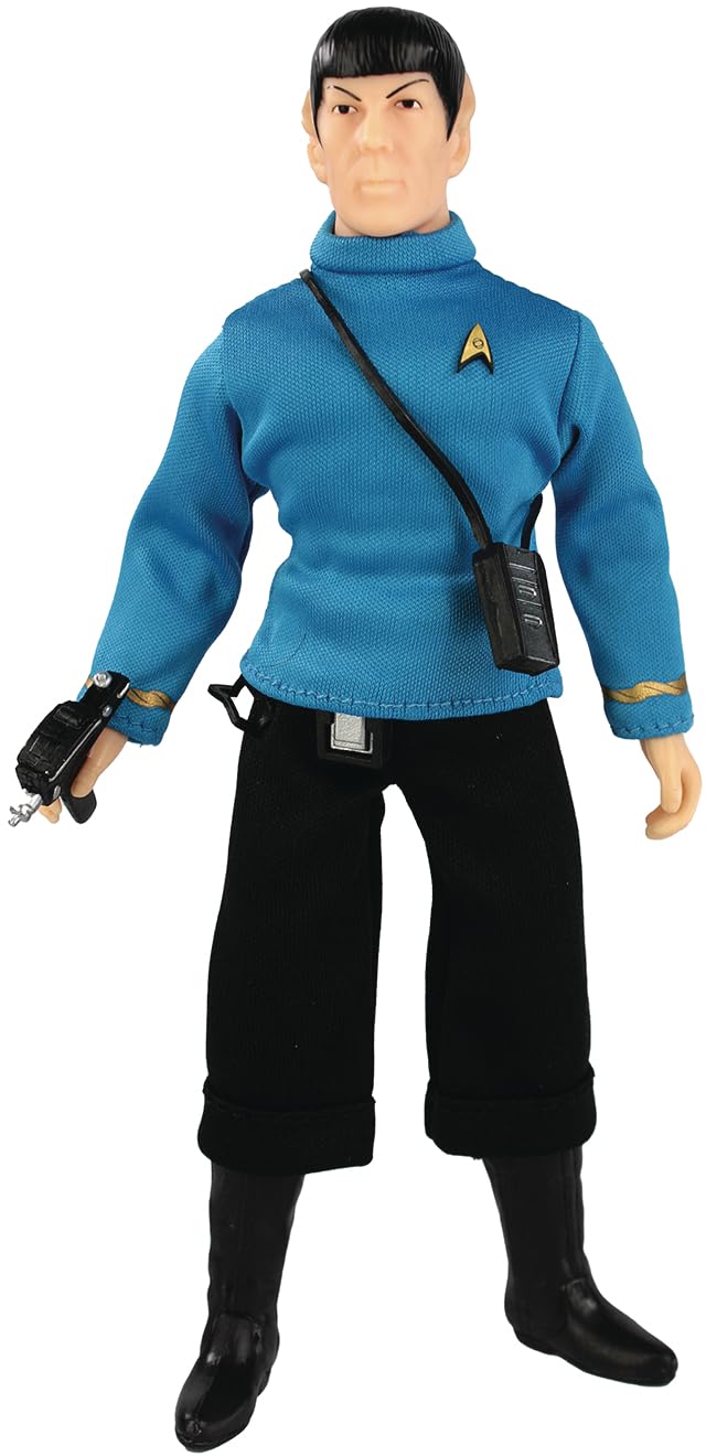 Mego Star Trek Spock 8-Inch Action Figure — Classic Mego Style, 14-Point Articulation