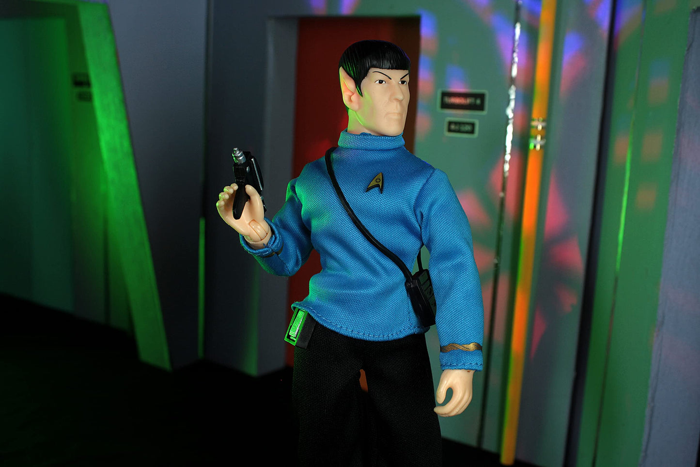 Mego Star Trek Spock 8-Inch Action Figure — Classic Mego Style, 14-Point Articulation