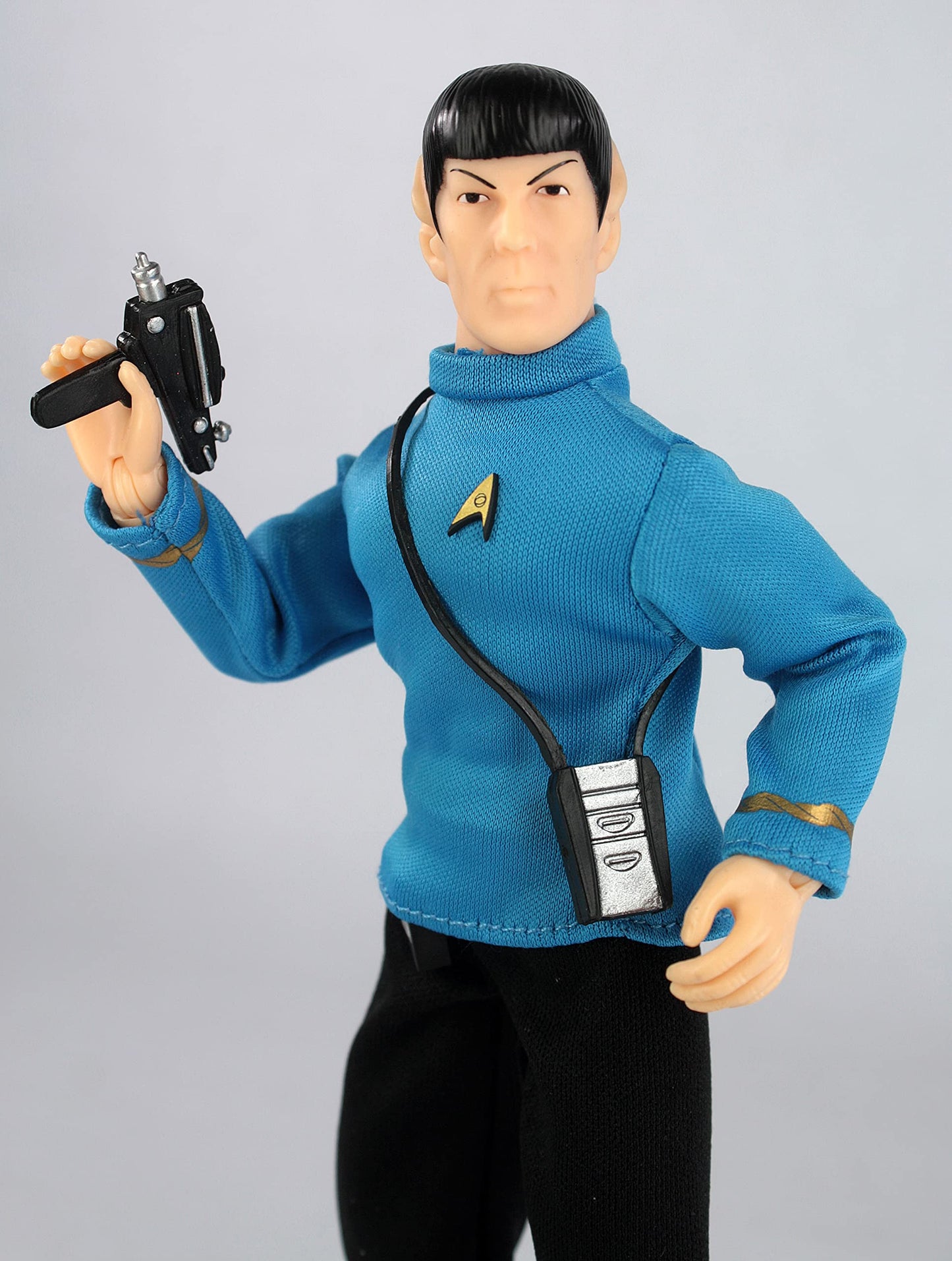 Mego Star Trek Spock 8-Inch Action Figure — Classic Mego Style, 14-Point Articulation