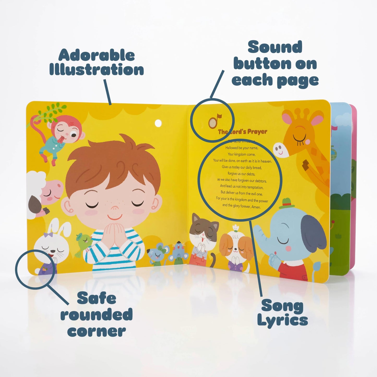 Mehmeh Pray with Jesus: Six Toddler Prayer Songs Book 1–3 (Bible Songs)