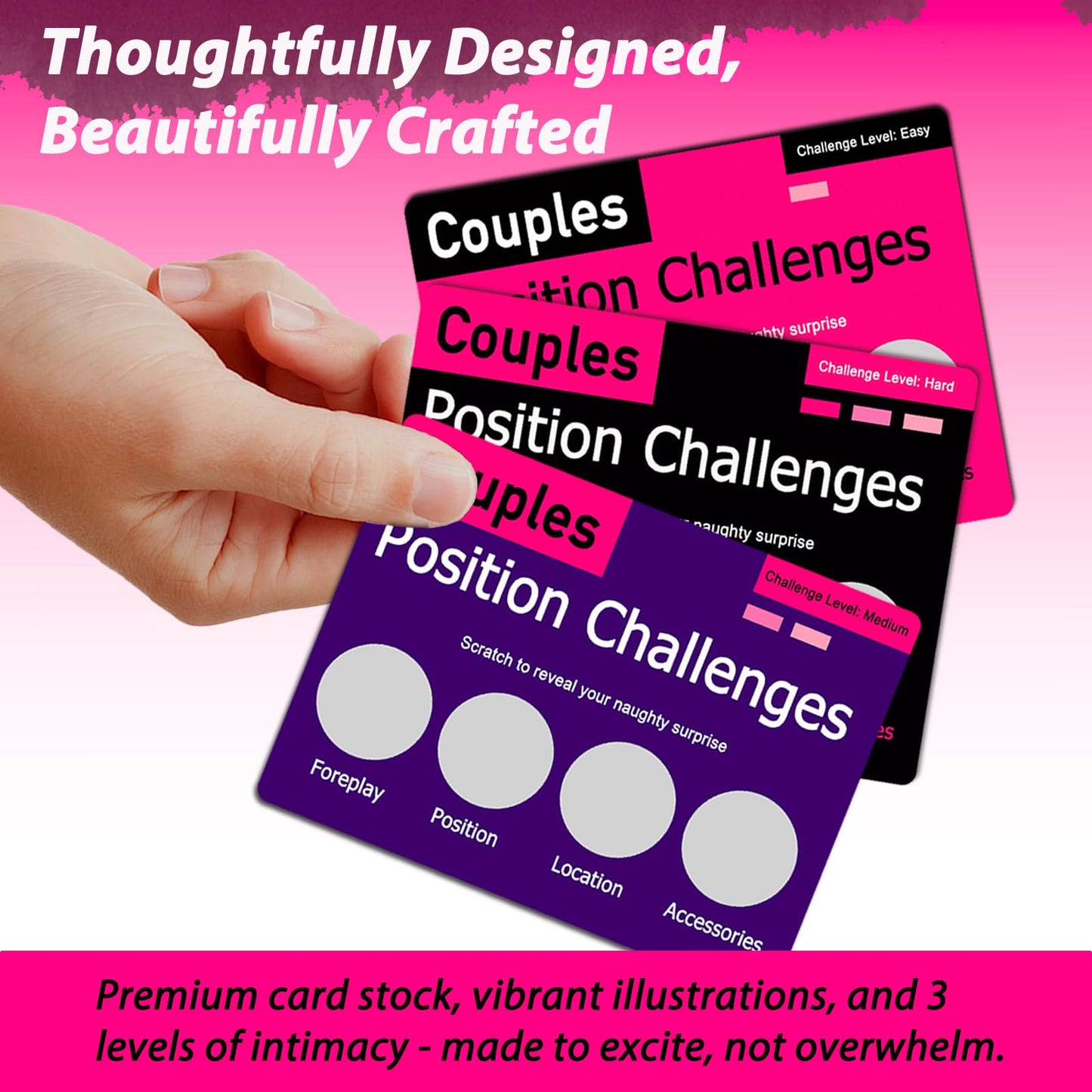 Meiguih Couples Games for Adults – 40 Scratch-Off Dares & Romantic Adventures