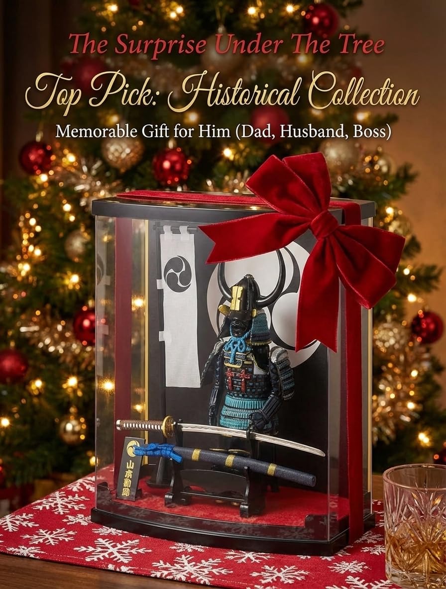 Meister Japan Samurai Armor Figure A20 – Kansuke Yamamoto Collectible, Display Stand & Case