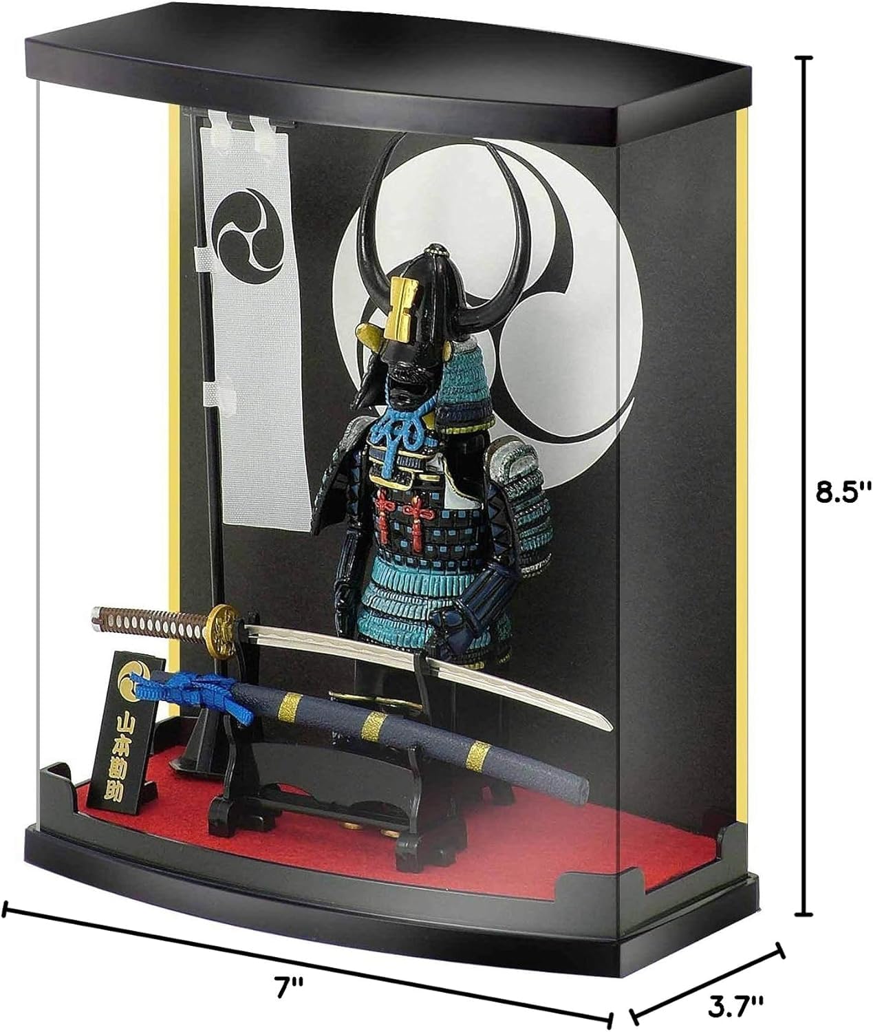 Meister Japan Samurai Armor Figure A20 – Kansuke Yamamoto Collectible, Display Stand & Case