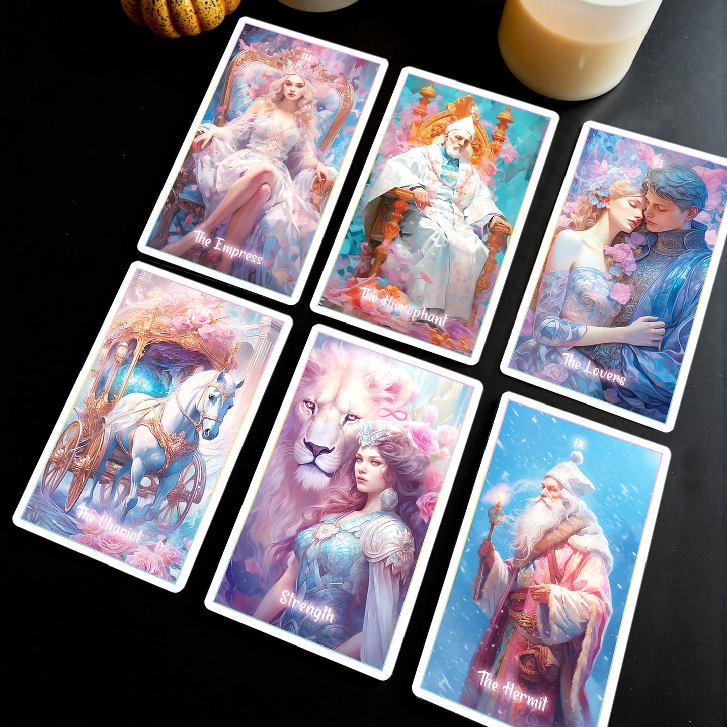 Mekasthos Tarot Cards with Guide Book — 78-Card Beginner Deck for Everyday Witch Readings