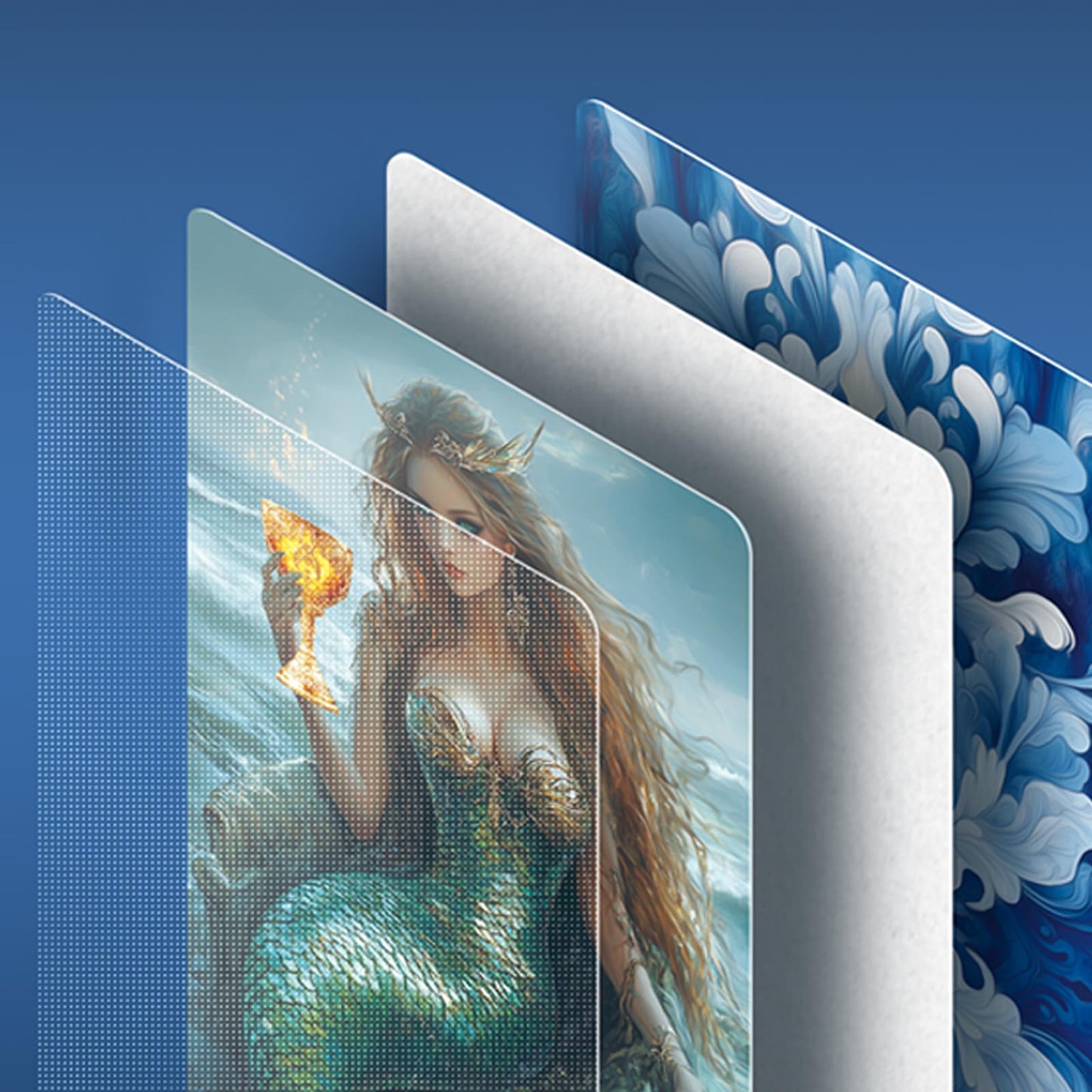 Mekasthos Tarot Cards for Beginners – 78-Card Ocean Mermaid Deck with Guide