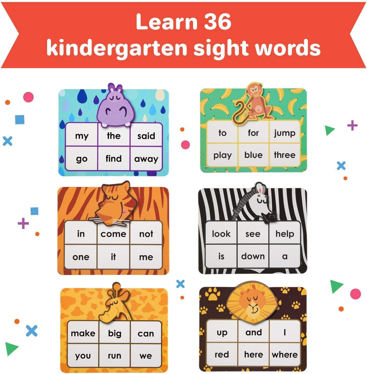 Melby Toys Barnacle Wild Word Safari – CVC Sight Word Games for Kids, Phonics Card Alternatives, Classroom Must-Have