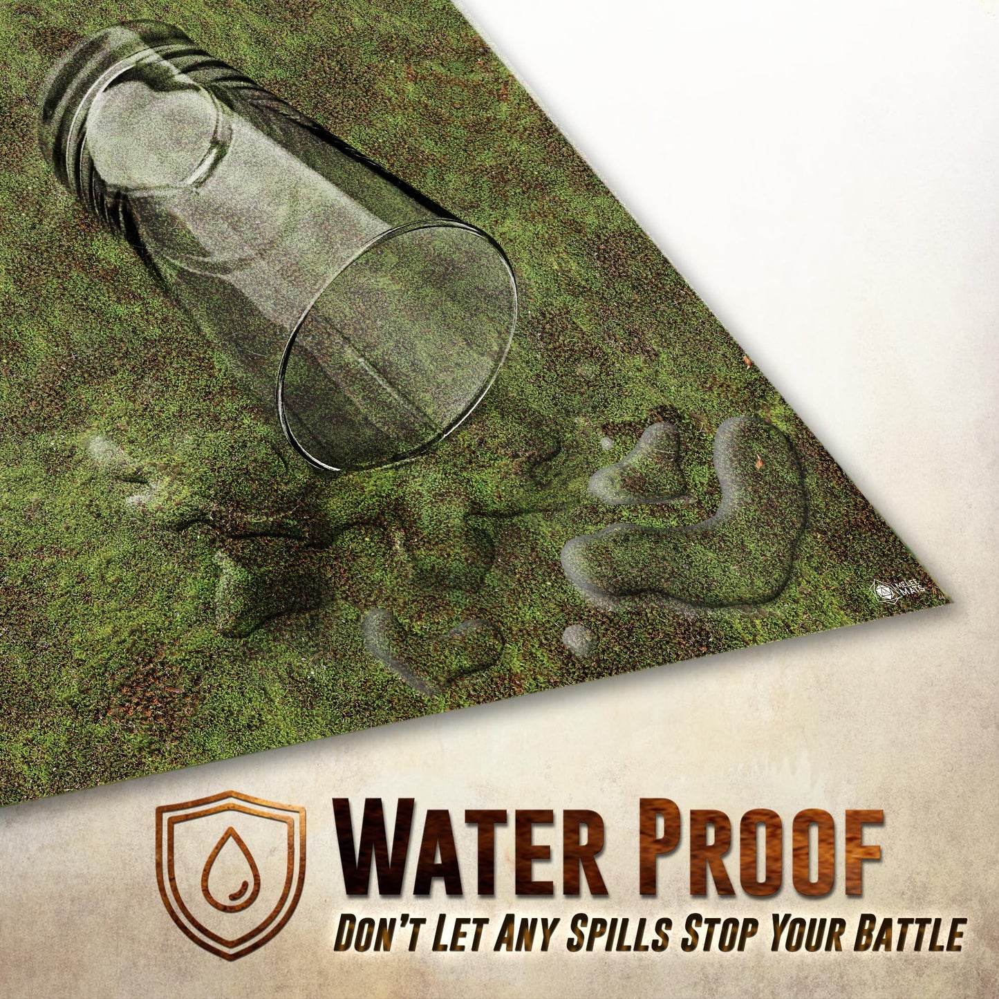 Melee Mats Wargaming Battle Mat 48x72 — Jungle Terrain for Warhammer 40K, D&D, and Tabletop Miniatures