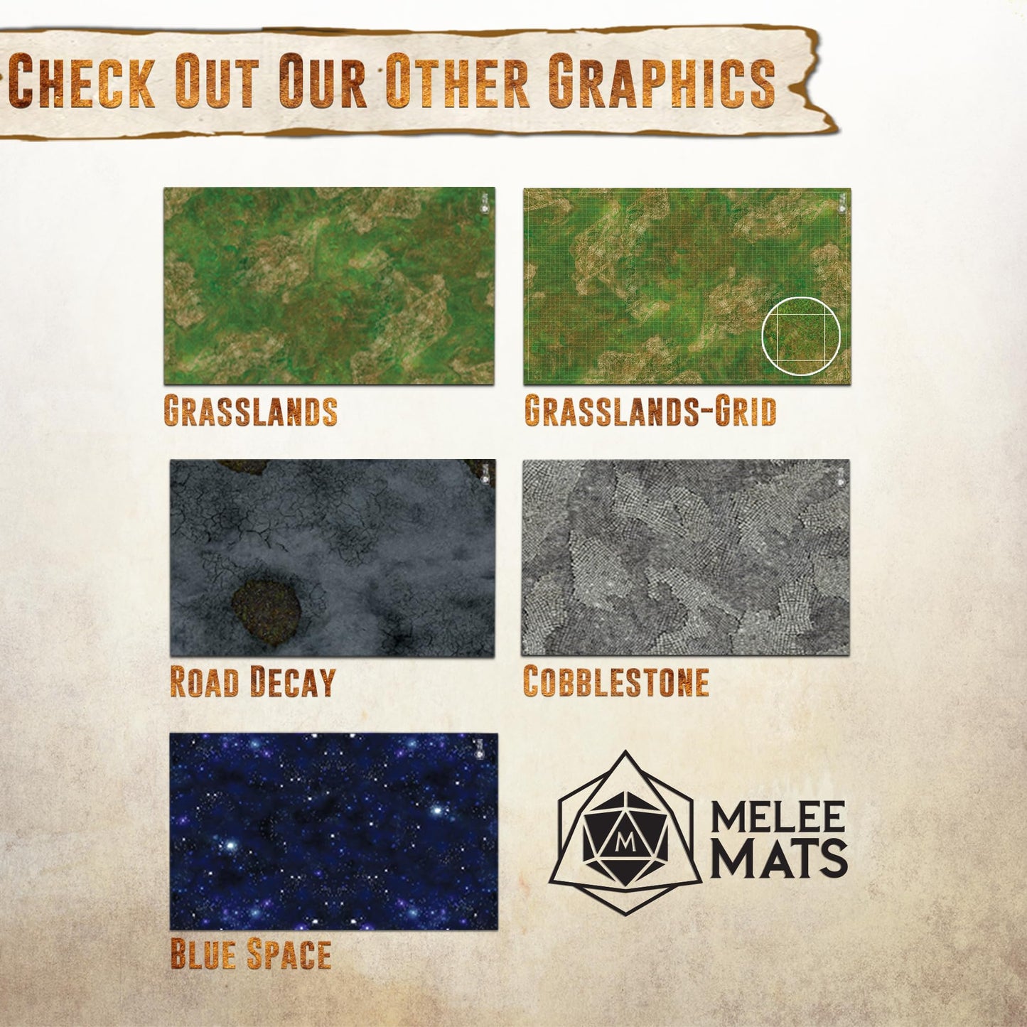 Melee Mats Wargaming Battle Mat 48x72 — Jungle Terrain for Warhammer 40K, D&D, and Tabletop Miniatures