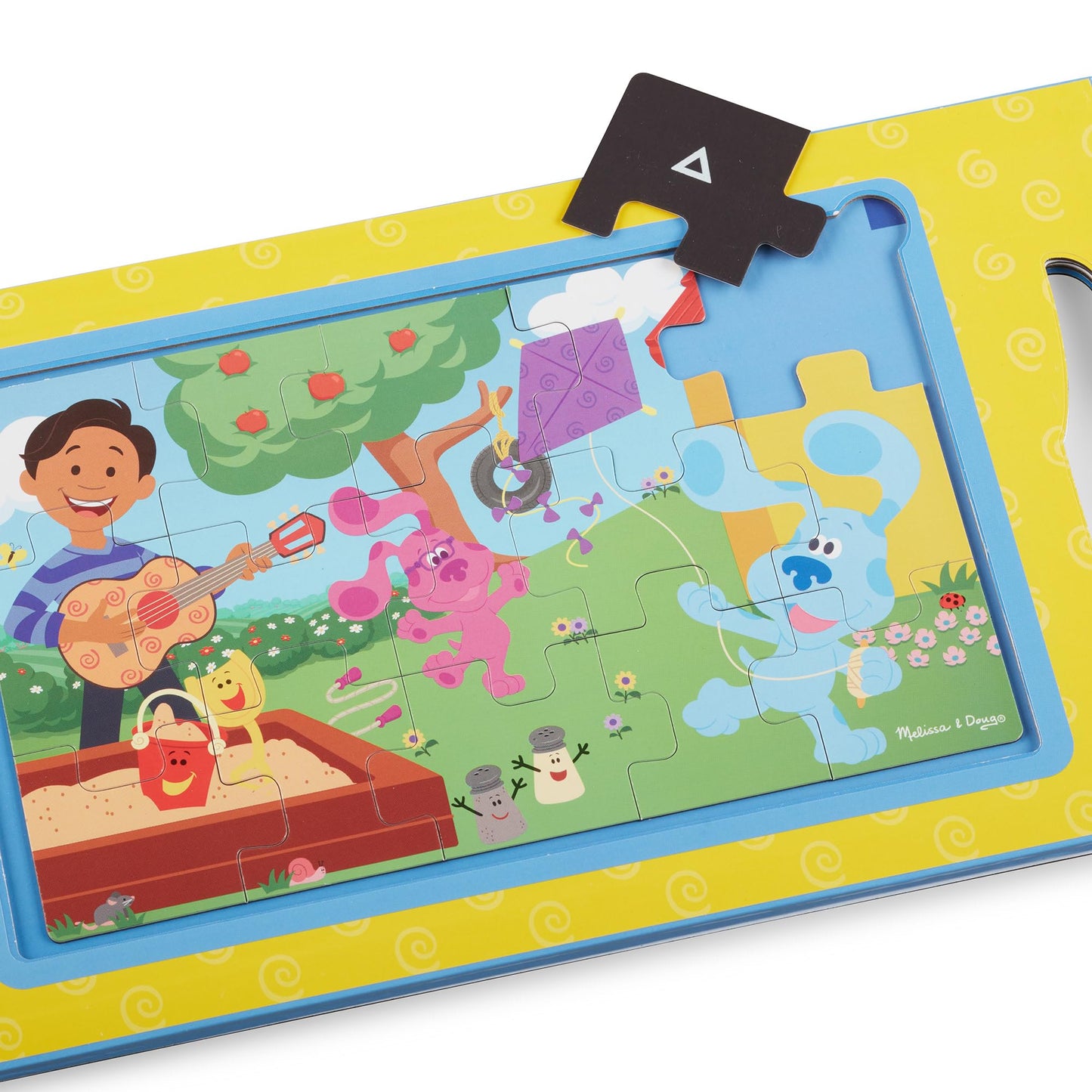 Melissa & Doug Blue's Clues & You! Take-Along Magnetic Puzzles – 2x15-Piece Set